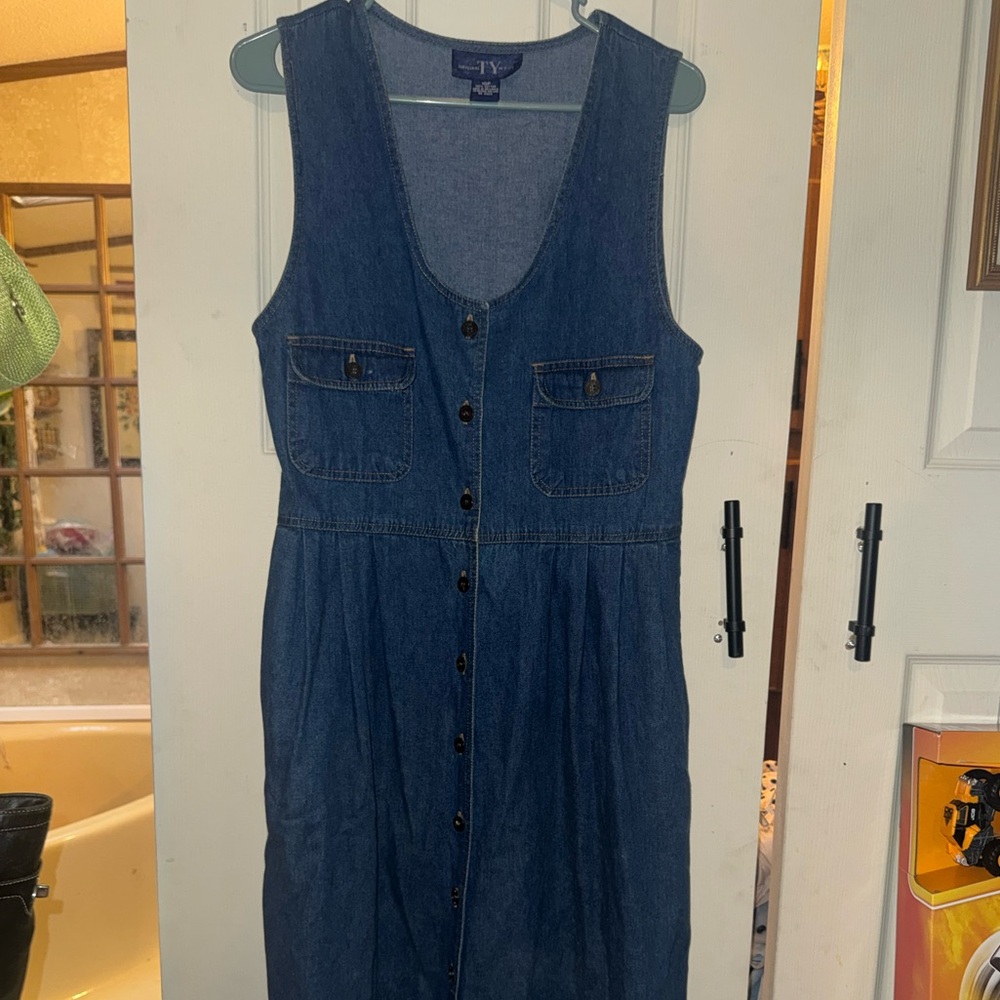 Ty Wear Blue Denim Dress with pockets